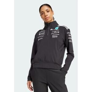 NEW Adidas Mercedes AMG Petronas Formula 1 Team Engineers Quarter Zip sweatshirt